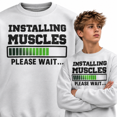 BLUZA NA SIŁOWNIĘ  LOADING MUSCLES